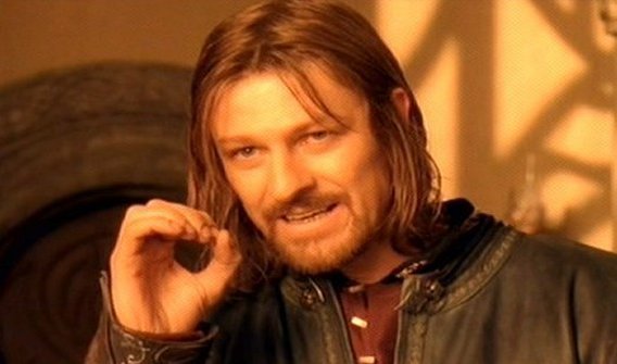 One does not simply